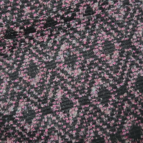 Koret Womens Vintage Wool Blend Blazer Size S Black/Pink/Gray Textured Weave Bus - Picture 9 of 15